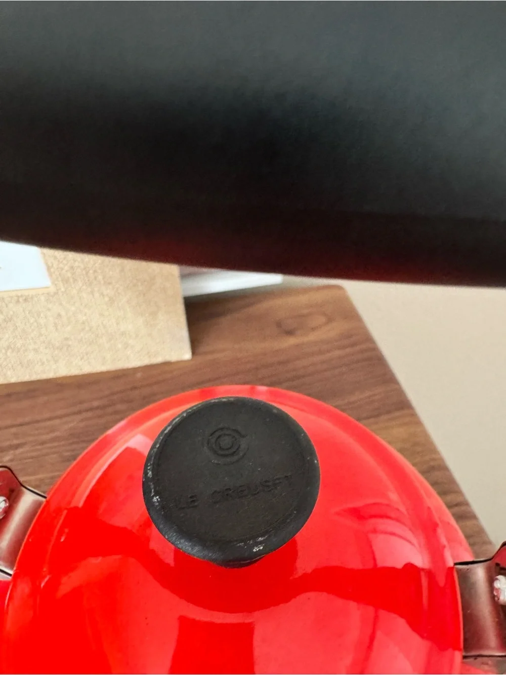 Le Creuset Tea Kettle in flame